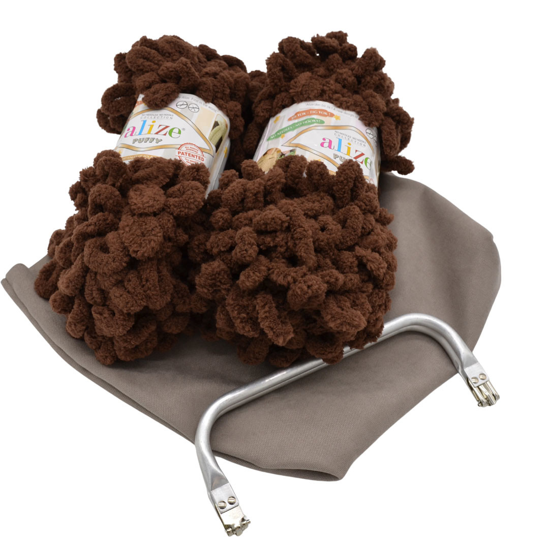 PUFFY-153 - Dark Brown-153