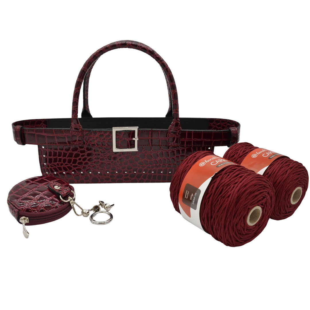 Patent Croco Burdeaux-502