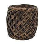 Εικόνα της Νήμα Ribbon Metallic Leather 5-7mm