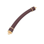 Picture of Rubber-Coated Handle with Metal Details – 25cm Length
