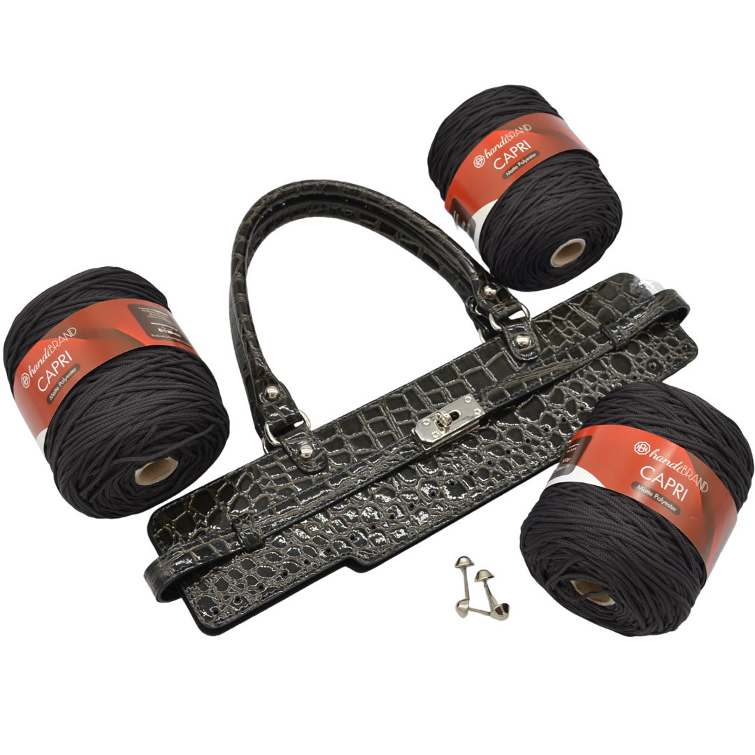 Σετ Νο15 Λουστρινι Croco Χακί-866