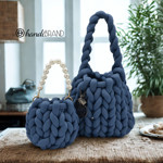 Εικόνα της Marshmallow Chunky Yarn /1kg / 43μτ