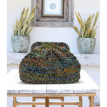 Picture of Snap Frame Bag with 600gr Pom Pom Cord Yarn. Choose Your Yarn Color & Snap Frame Size!