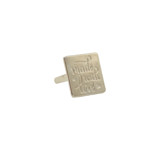 Εικόνα της Ταμπέλα handmade with love 25X25mm με Ποδαράκια