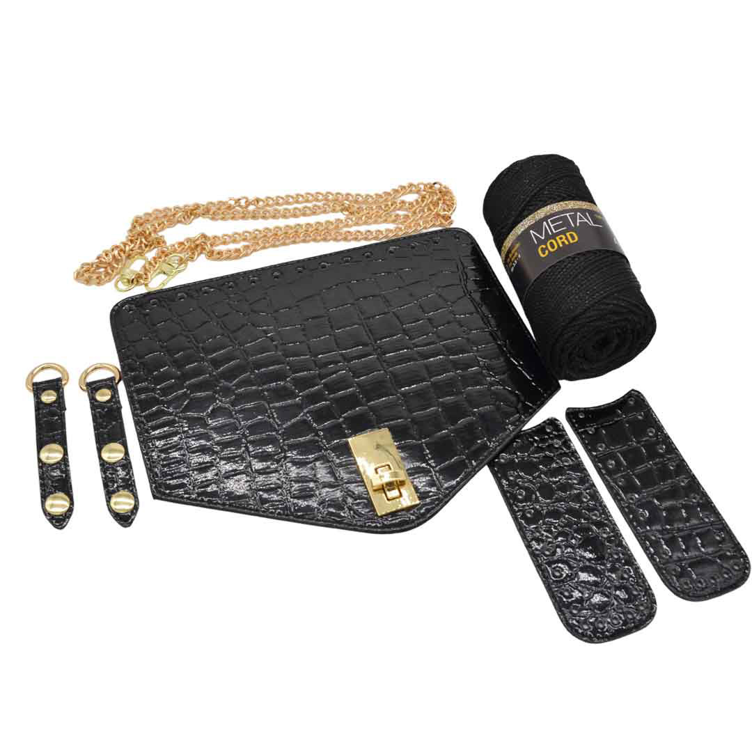 CROCO/POL-BLACK - Polished Black