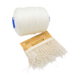Picture of Kit Envelope Bag with Precious Stones/Feathers with 300gr Silky Cord Yarn. Choose Your Color!