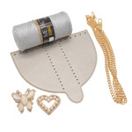 Picture of Kit CRYSTAL with Pearl Label and Metal Cord Yran 200gr