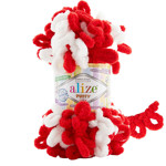 Εικόνα της Νήμα Puffy Πολύχρωμο 100γρ Soft & Quick