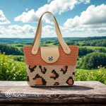 Εικόνα της Κιτ Animal Pattern Julia,Γλωσσάκι, Χεράκια & Πάτος, Ταμπά και 800γρ Νήμα Heart