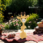 Picture of Jamella Giraffe Amigurumi Kit / Set of 2 Dolls