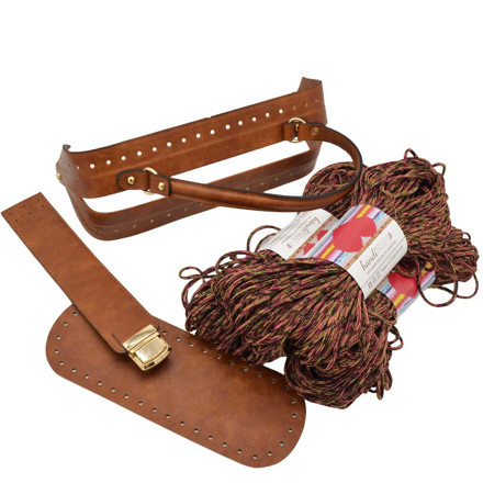 Εικόνα της Κιτ Ελασμα Doctor Vintage Ταμπά με Νήμα Heart 600γρ, Multicolor- 406