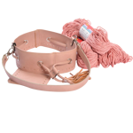 Picture of Kit SUGAR Pouch Bag, Pink Ripe Apple with Heart Cord Yarn, Ripe Apple, 600gr