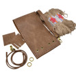 Picture of Erato Vintage Wood Brown Pouch Kit with Shoulder Strap – Heart Yarn 246