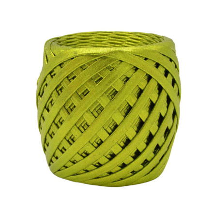 Picture of Metallic Leather Ribbon Yarn 5-7mm