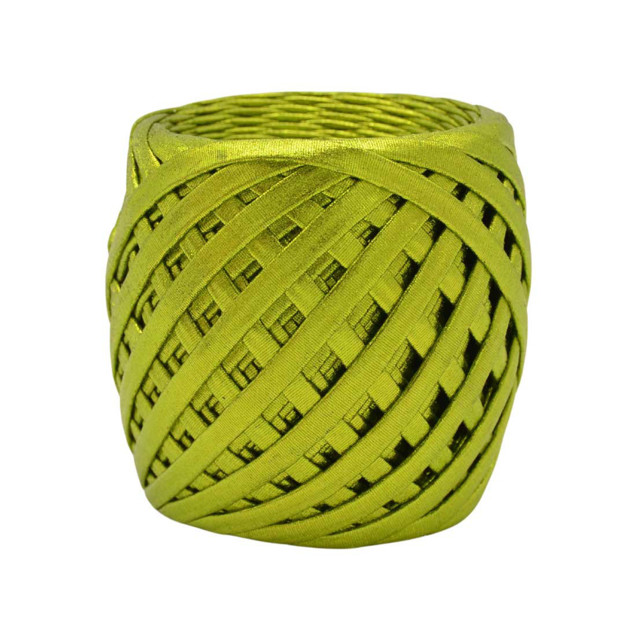 Εικόνα της Νήμα Ribbon Metallic Leather 5-7mm