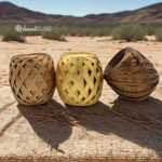 Εικόνα της Νήμα Ribbon Metallic Leather 5-7mm