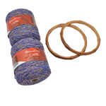 Picture of Malibu Bag Kit with Bamboo Handles and 600g Capri Yarn