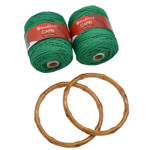 Picture of Malibu Bag Kit with Bamboo Handles and 600g Capri Yarn