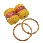 Picture of Malibu Bag Kit with Bamboo Handles and 600g Capri Yarn