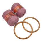 Picture of Malibu Bag Kit with Bamboo Handles and 600g Capri Yarn
