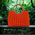 Picture of Malibu Bag Kit with Bamboo Handles and 600g Capri Yarn