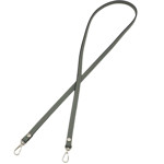 Picture of Narrow Eco Leather Strap with Metal Clips,1cm X 120cm