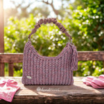 Picture of Frufru Bag DIY Kit with Heart Yarn (400 g)