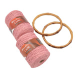 Picture of Malibu Bag Kit with Bamboo Handles and 600g Capri Yarn