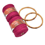 Picture of Malibu Bag Kit with Bamboo Handles and 600g Capri Yarn