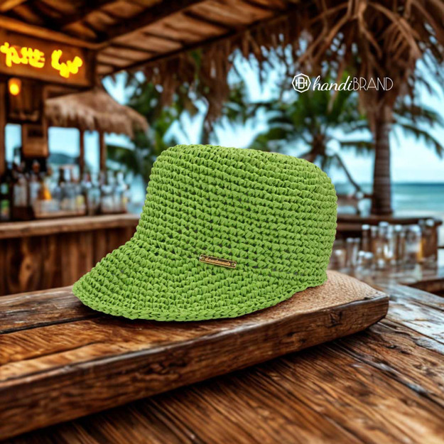 Picture of JOCKEY Hat Kit with Raffia Yarn. Choose Your Color!
