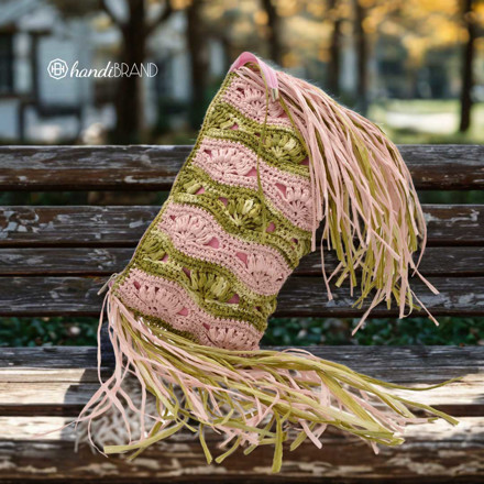Εικόνα της Κιτ Raffia Φάκελος με Κρόσσια